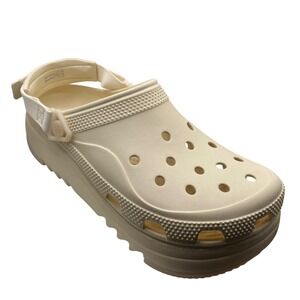 NWT Crocs Classic All Terrain Clog Bone Beige Platform Sandal Mens 12